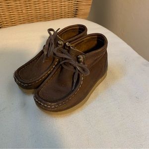 CLARK'S Beeswax leather Wallies for toddlers